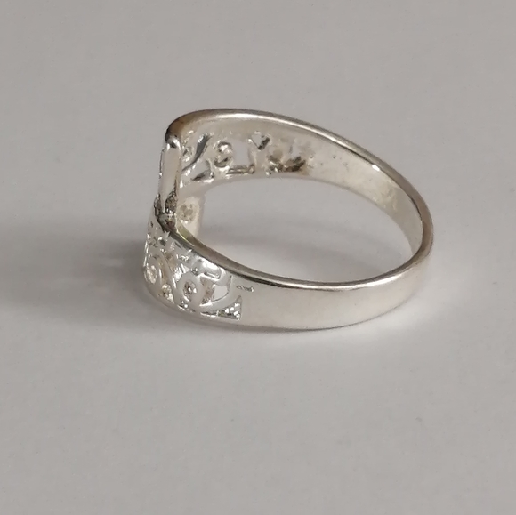 Y2K Sterling Silver Filigree Wrap Ring - Picture 7 of 10
